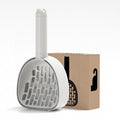 White slotted cat litter scoop