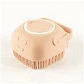 Brosse de bain massante en silicone pour animaux